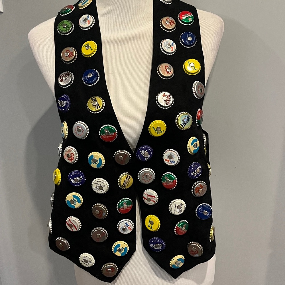 Vintage 1990 Ink Soda Cap Retro Vest Y2K - Picture 16 of 16
